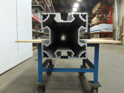 63x63mm Aluminum Modular Table Top Conveyor Center Beam 3000mm Long
