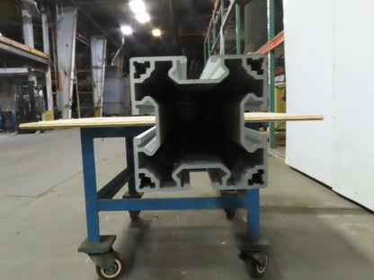 63x63mm Aluminum Modular Table Top Conveyor Center Beam 3000mm Long