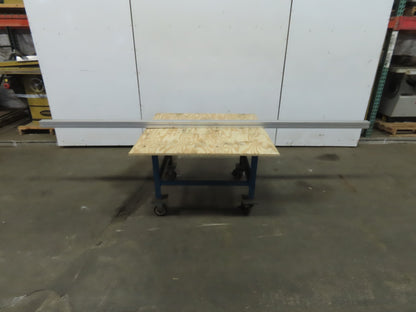 63x63mm Aluminum Modular Table Top Conveyor Center Beam 3000mm Long