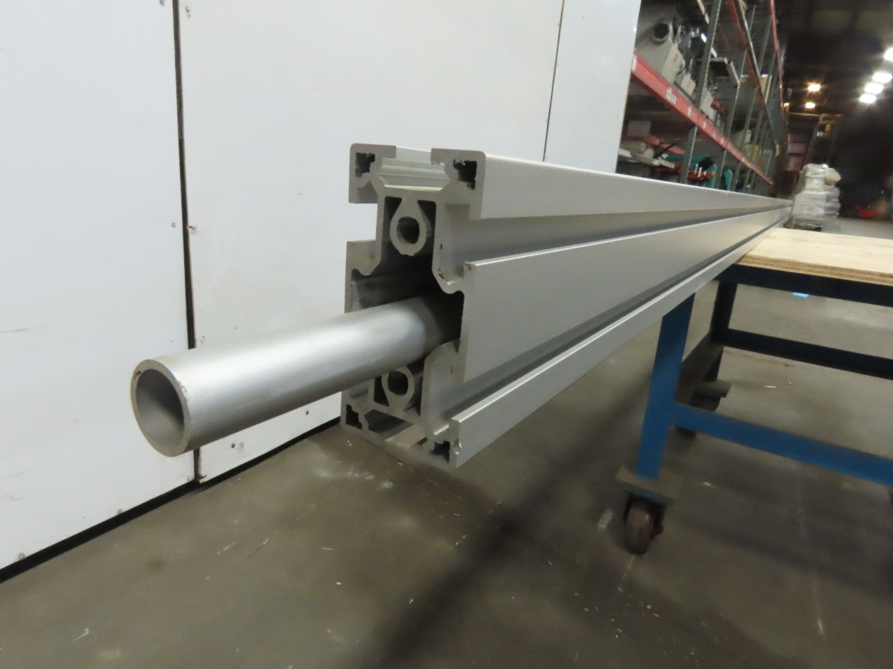 90x45mm Aluminum Modular Table Top Conveyor Center Beam 3000mm Long