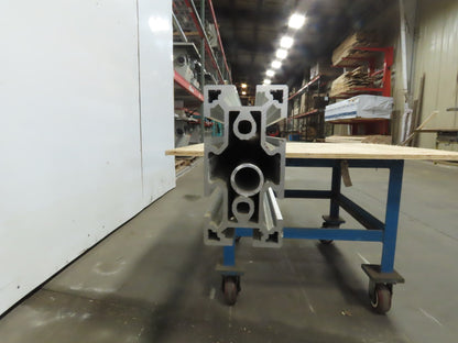 90x45mm Aluminum Modular Table Top Conveyor Center Beam 3000mm Long