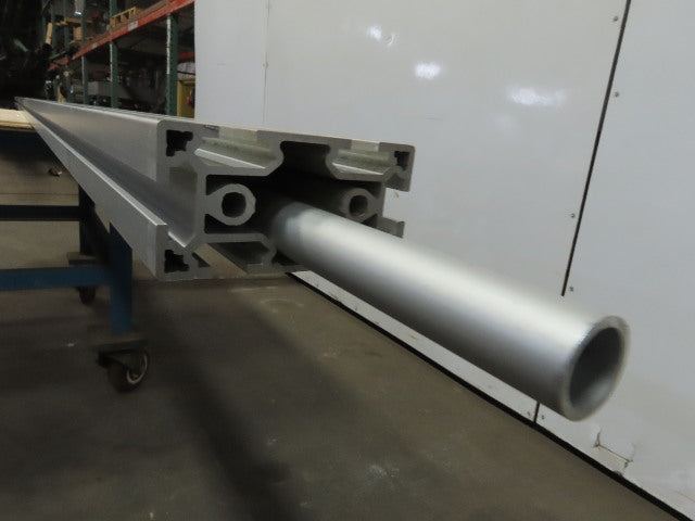 90x45mm Aluminum Modular Table Top Conveyor Center Beam 3000mm Long