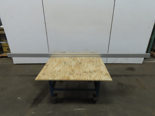 90x45mm Aluminum Modular Table Top Conveyor Center Beam 3000mm Long