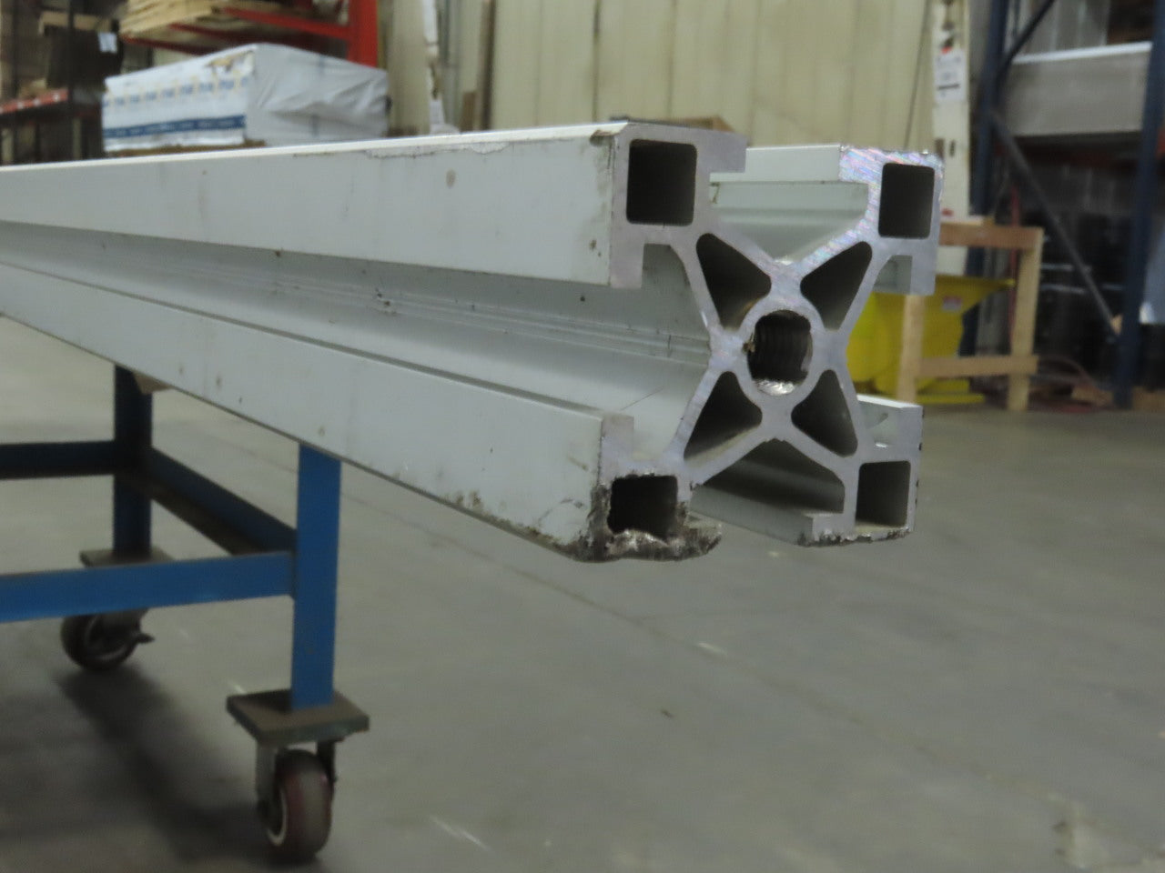50x50mm Aluminum Modular Table Top Conveyor Center Beam 3000mm Long