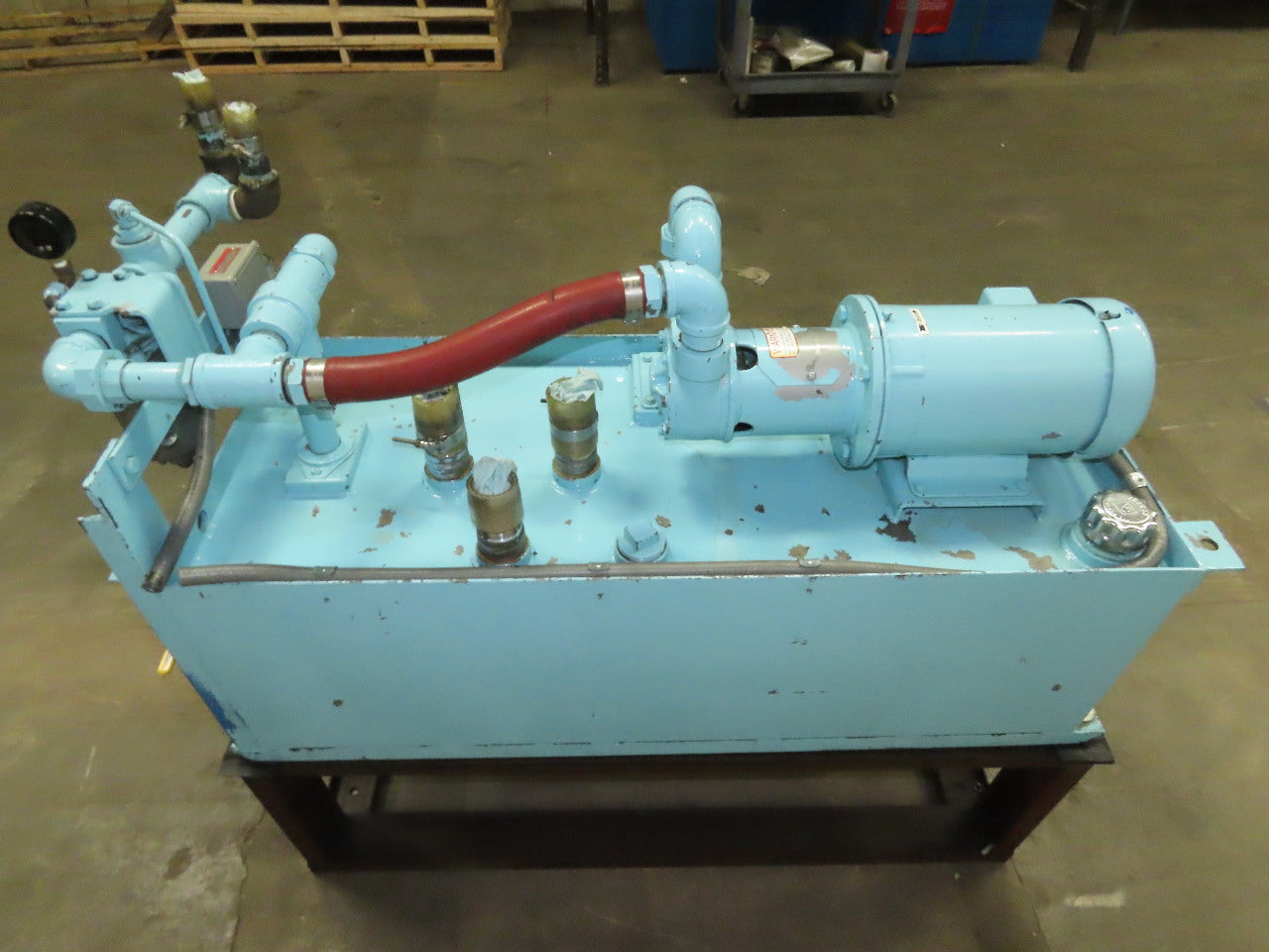 Tuthill 4C1F-C 2Hp 22.6GPM 56USG Capacity Hydraulic Power Unit 208-230/460V