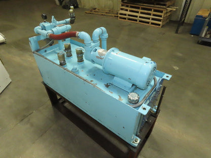Tuthill 4C1F-C 2Hp 22.6GPM 56USG Capacity Hydraulic Power Unit 208-230/460V