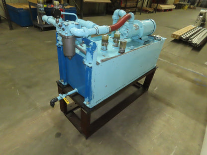 Tuthill 4C1F-C 2Hp 22.6GPM 56USG Capacity Hydraulic Power Unit 208-230/460V