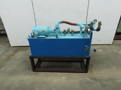 Tuthill 4C1F-C 2Hp 22.6GPM 56USG Capacity Hydraulic Power Unit 208-230/460V