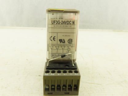Kuhnke UF3G-24VDC 4A 250VAC Relay With Socket