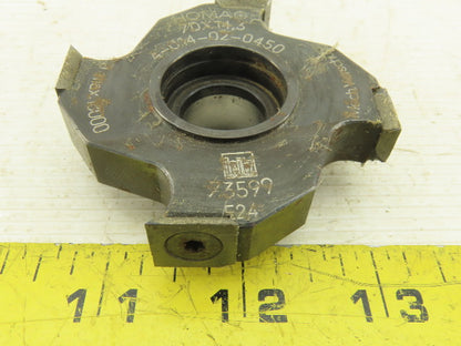 Homag 4-014-02-0450 70x14.3mm 4 Tooth Indexing Profile Cutter Edge Bander