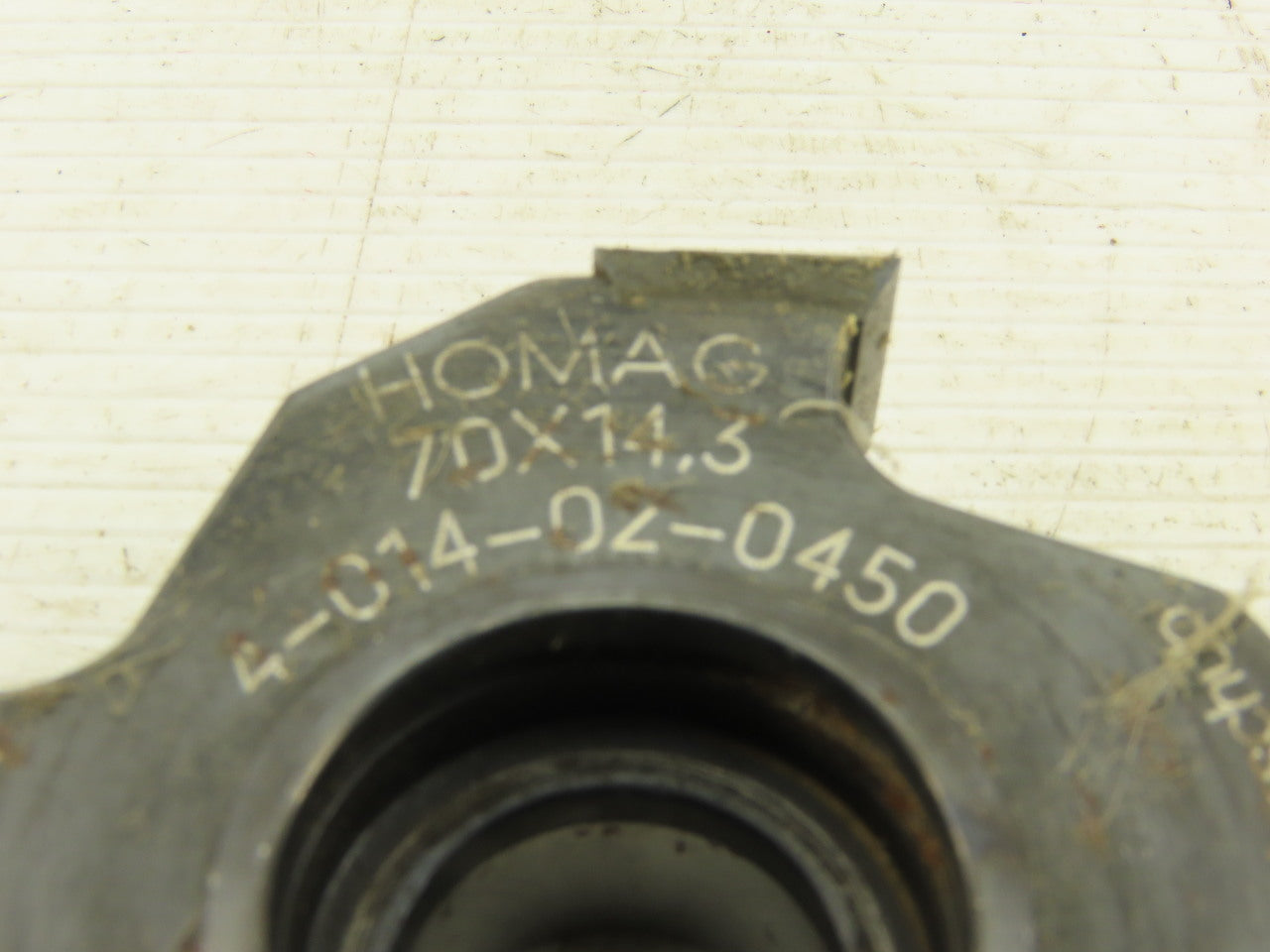 Homag 4-014-02-0450 70x14.3mm 4 Tooth Indexing Profile Cutter Edge Bander