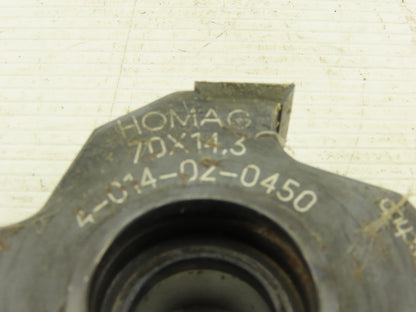 Homag 4-014-02-0450 70x14.3mm 4 Tooth Indexing Profile Cutter Edge Bander