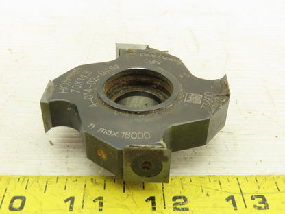 Homag 4-014-02-0451 70x14.3mm 4 Tooth Indexing Profile Cutter Edge Bander