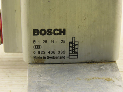 Bosch 0822406332 25mm Bore 25mm Single Acting Stroke Air Cylinder