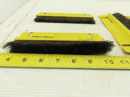 Mink Bursten Dusting Sealing Brushes 5-1/2" 6-1/2" Length Lot Of 5