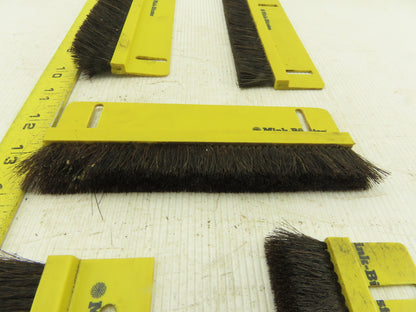 Mink Bursten Dusting Sealing Brushes 5-1/2" 6-1/2" Length Lot Of 5