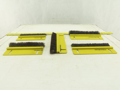 Mink Bursten Dusting Sealing Brushes 5-1/2" 6-1/2" Length Lot Of 5
