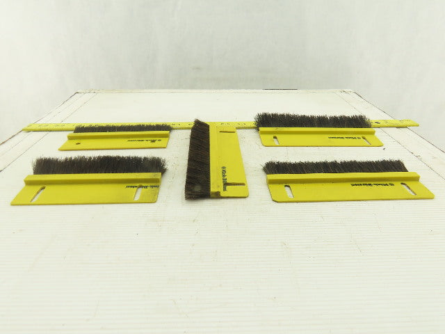 Mink Bursten Dusting Sealing Brushes 5-1/2" 6-1/2" Length Lot Of 5