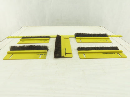 Mink Bursten Dusting Sealing Brushes 5-1/2" 6-1/2" Length Lot Of 5
