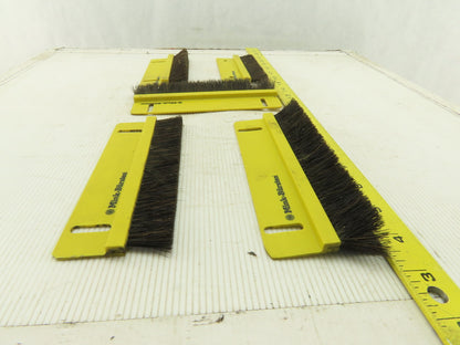 Mink Bursten Dusting Sealing Brushes 5-1/2" 6-1/2" Length Lot Of 5