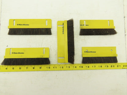 Mink Bursten Dusting Sealing Brushes 5-1/2" 6-1/2" Length Lot Of 5
