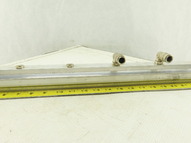 Aluminum Air Manifold Bar 14mm Push To Connect Supply 13 Port