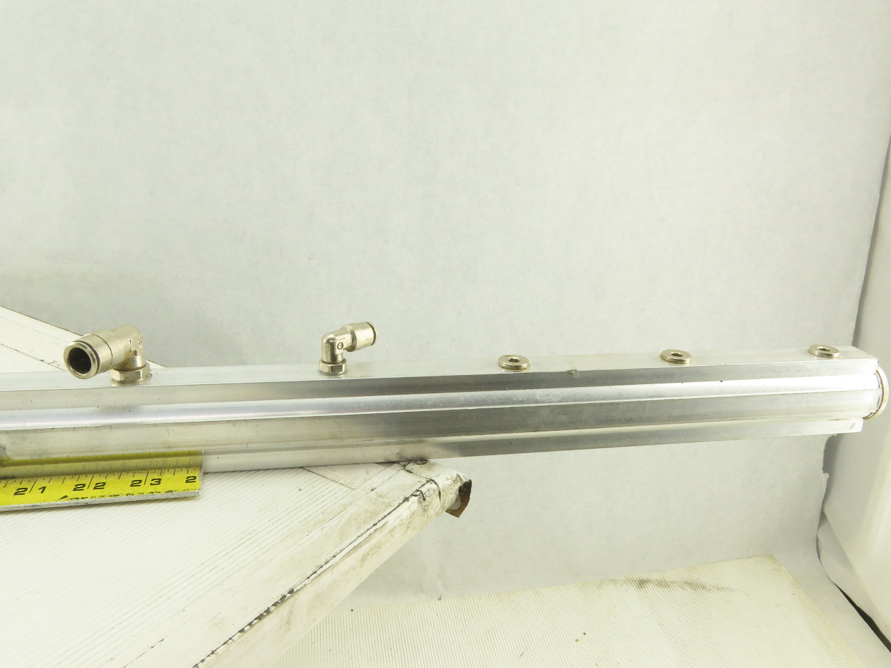 Aluminum Air Manifold Bar 14mm Push To Connect Supply 13 Port