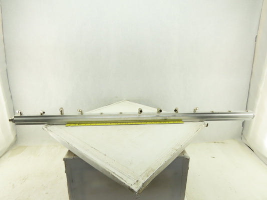 Aluminum Air Manifold Bar 14mm Push To Connect Supply 13 Port