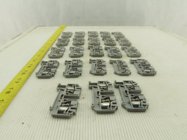Phoenix Contact Typ ZFK4 600V 30A 24-10AWG Disconnect Terminal Block Lot Of 23