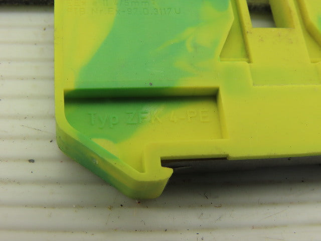 Phoenix Contact Typ ZFK2.5-PE ZFK4-PE Wire Terminal Grounding Blocks Lot Of 37