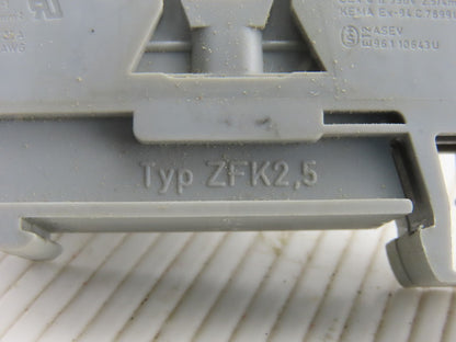 Phoenix Contact Typ ZFK2.5 600V 25A 25-12AWG Wire Terminal Block Lot Of 84