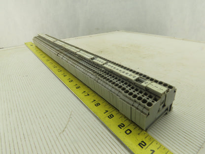 Phoenix Contact Typ ZFK2.5 600V 25A 25-12AWG Wire Terminal Block Lot Of 84