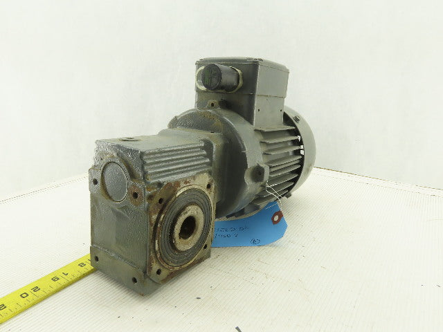 Flender SA07-M1B4 10:1 Ratio 140/170 RPM 220-480V 50/60Hz Thru Shaft Gear Motor