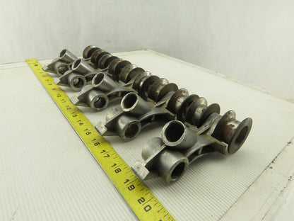 Homag Optimat KL73/A3 Edge Bander Steel Top Pressure Rollers Lot of 5