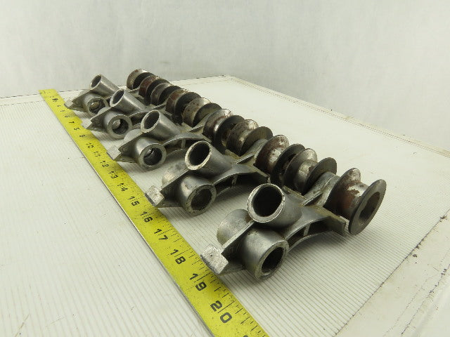 Homag Optimat KL73/A3 Edge Bander Steel Top Pressure Rollers Lot of 5