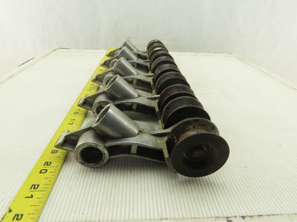 Homag Optimat KL73/A3 Edge Bander Steel Top Pressure Rollers Lot of 5