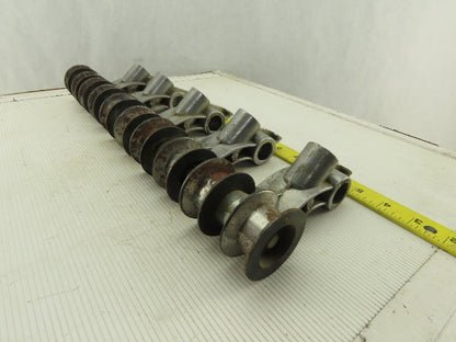 Homag Optimat KL73/A3 Edge Bander Steel Top Pressure Rollers Lot of 5