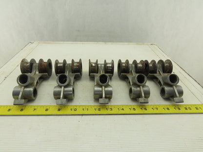 Homag Optimat KL73/A3 Edge Bander Steel Top Pressure Rollers Lot of 5