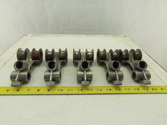Homag Optimat KL73/A3 Edge Bander Steel Top Pressure Rollers Lot of 5