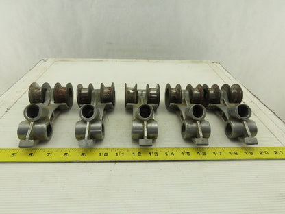 Homag Optimat KL73/A3 Edge Bander Steel Top Pressure Rollers Lot of 5