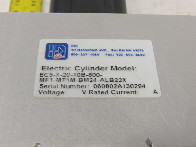 IDC EC5-X-20 800mm Stroke 20:1 Ratio Electric Cylinder 50mm Rod No Motor