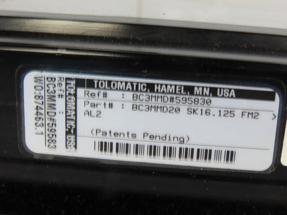 Tolomatic BC3MMD20 SK16.125 FM 16" Travel Rodless Band Cylinder Actuator