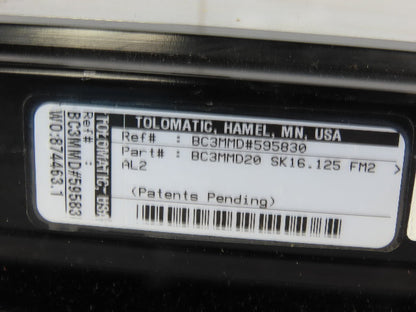 Tolomatic BC3MMD20 SK16.125 FM 16" Travel Rodless Band Cylinder Actuator