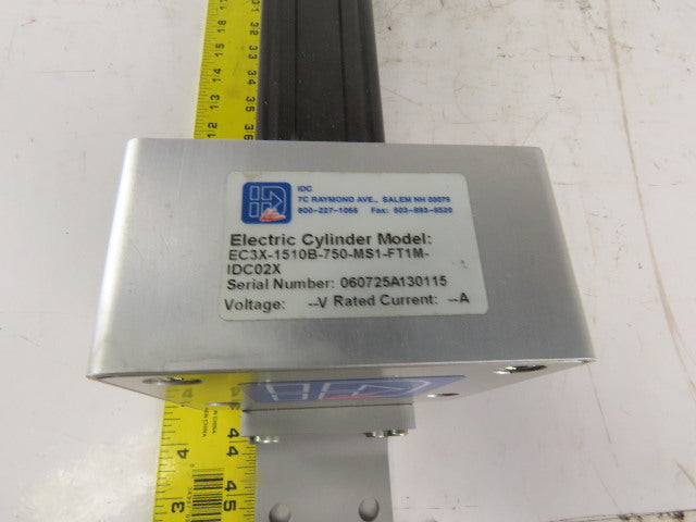 IDC 750mm Stroke 20:1 Ratio Electric Cylinder 50mm Rod No Motor