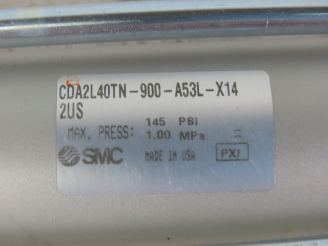 SMC CDA2L40TN-900-A53L-X14 40mm Bore 900mm Bore Double Acting Air Cylinder