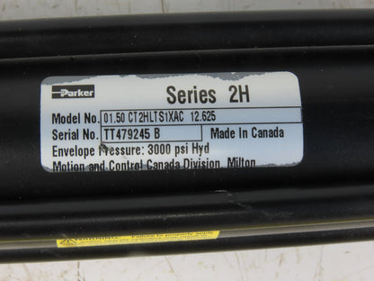 Parker Series 2H CKC2HLT 1-1/2 Bore 14" 16-5/8" Double Stroke Hydraulic Cylinder