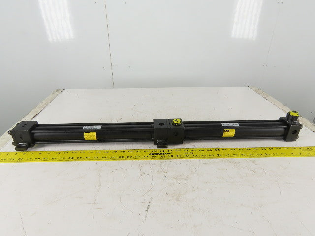 Parker Series 2H CKC2HLT 1-1/2 Bore 14" 16-5/8" Double Stroke Hydraulic Cylinder