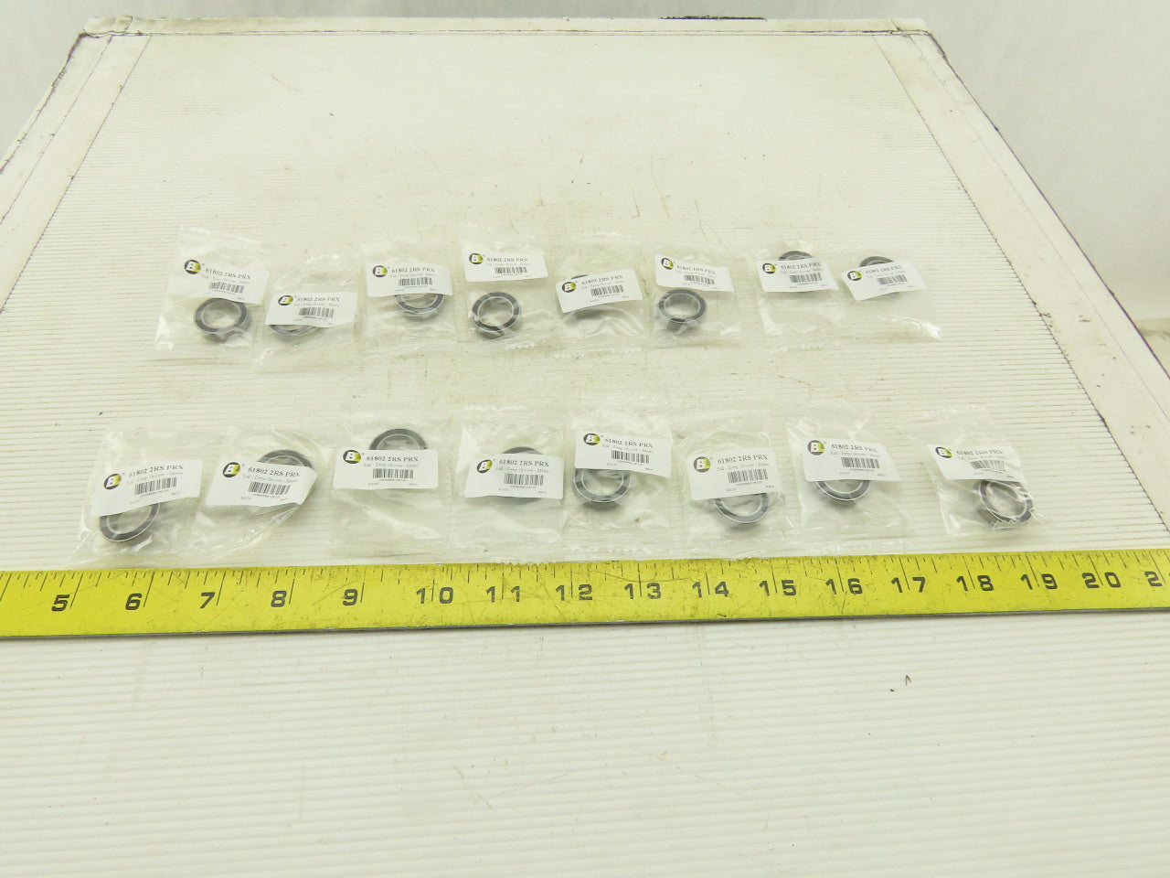 BL 61802 2RS PRX Radial Ball Bearing,ps,15mm Lot of 16