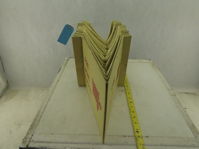 Plastic Fire Hose Station Sign 3 Dimensional 12x10" Lot Of 24
