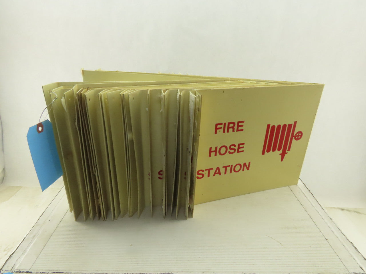Plastic Fire Hose Station Sign 3 Dimensional 12x10" Lot Of 24